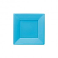 Kikajoy Roll Up Plastik Kare Tabak Açık Mavi 17cm Kikajoy Roll Up Plastik Kare Tabak Açık Mavi 17cm