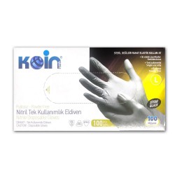 Koinsmh Nitril Siyah Pudrasız Muayene Eldiveni Büyük Boy 100 Adet Koinsmh Nitril Siyah Pudrasız Muayene Eldiveni Büyük Boy 100 Adet