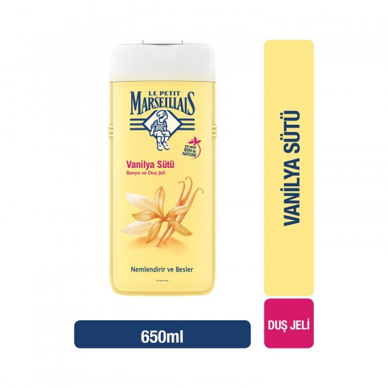 Le Petit Marseillais Duş Jeli Vanilya Sütü 650 ml