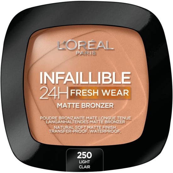 Loreal Infaillible 24H Fresh Wear Matte Bronzer -250 Light Clair