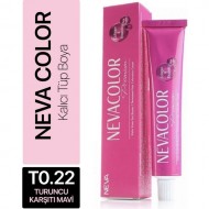 Neva Color Tüp Saç Boyası T0.22 Turuncu Karşıtı Mavi 50 ml