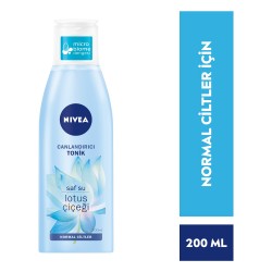 NIVEA Canlandırıcı Tonik 200ml,Normal Ciltler,Yüz Temizleme,Saf Su ve Lotus Çiçeği NIVEA Canlandırıcı Tonik 200ml,Normal Ciltler,Yüz Temizleme,Saf Su ve Lotus Çiçeği