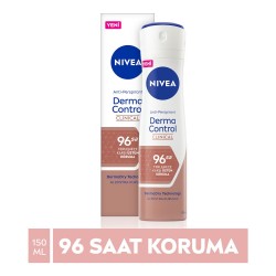 NIVEA Derma Control Clinical Kadın Sprey Deodorant 150ml,96 Saat Üstün Koruma,DermaDry Technology ile Ekstra Kuruluk NIVEA Derma Control Clinical Kadın Sprey Deodorant 150ml,96 Saat Üstün Koruma,DermaDry Technology ile Ekstra Kuruluk