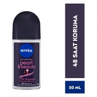 NIVEA Kadın Roll On Deodorant Pearl&Beauty Fine Fragrance,48 Saat Anti-perspirant Koruma 50ml
