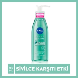 Nivea Derma Skin Clear Sivilce Karşıtı Yüz Temizleme Jeli 150 Ml - Salisilik Asit (BHA) Nivea Derma Skin Clear Sivilce Karşıtı Yüz Temizleme Jeli 150 Ml - Salisilik Asit (BHA)