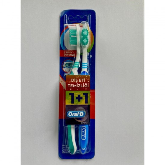 Oral-B Cavıty Defense 1+1 Diş Fırçası Oral-B Cavıty Defense 1+1 Diş Fırçası