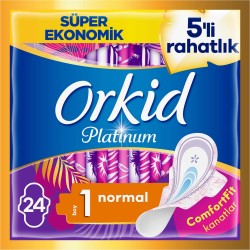 Orkid Platinum Hijyenik Ped Normal 24 Adet Süper Ekonomik Paket