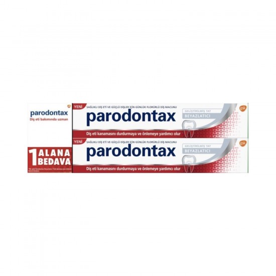 Parodontax Beyazlatıcı Diş Macunu 75 ml 1+1