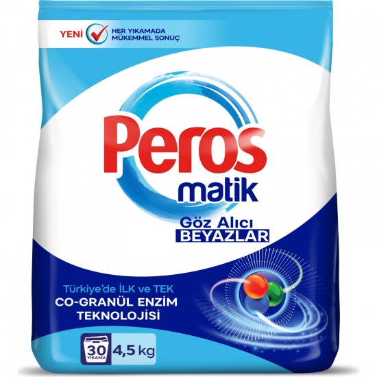 Peros Matik Göz Alıcı Beyazlar 4,5 kg Peros Matik Göz Alıcı Beyazlar 4,5 kg