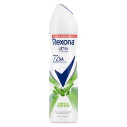 Rexona Kadın Sprey Deodorant Bambu & Aloe Vera 72 Saat Kesintisiz Üstün Koruma  150 Ml Rexona Kadın Sprey Deodorant Bambu & Aloe Vera 72 Saat Kesintisiz Üstün Koruma  150 Ml