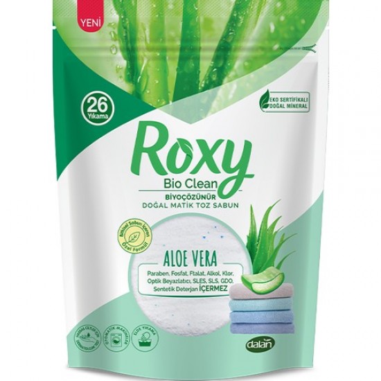 Roxy Bio Clean - Aloe Vera Sabun Tozu 800 gr