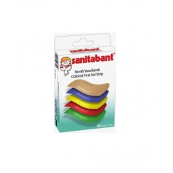 Sanitabant Renkli Yara Bandı 20 Adet Sanitabant Renkli Yara Bandı 20 Adet