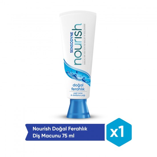 Sensodyne 75 ml Nourish Doğal Ferahlık Diş Macunu Sensodyne 75 ml Nourish Doğal Ferahlık Diş Macunu