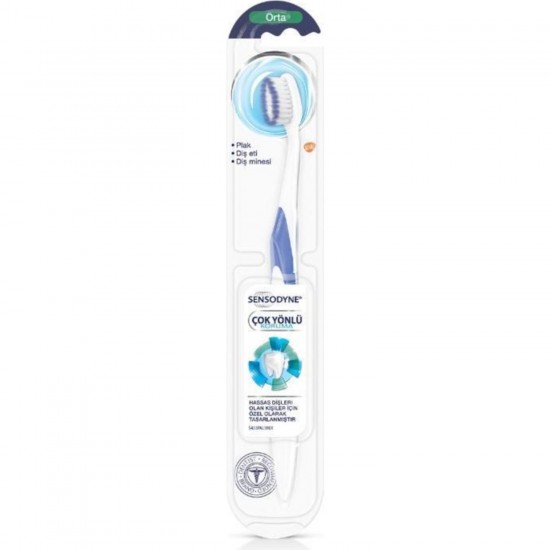 Sensodyne Çok Yönlü Koruma Diş Fırçası - Orta Sensodyne Çok Yönlü Koruma Diş Fırçası - Orta