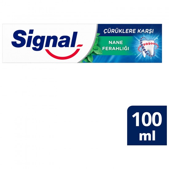Signal Diş Macunu Çürüklere Karşı Nane Ferahlığı 100 ml Signal Diş Macunu Çürüklere Karşı Nane Ferahlığı 100 ml