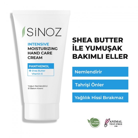 Sinoz Yoğun Nemlendirici El Bakım Kremi 50 ML Sinoz Yoğun Nemlendirici El Bakım Kremi 50 ML