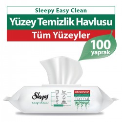 Sleepy Easy Clean Yüzey Temizlik Havlusu 100 Yaprak Sleepy Easy Clean Yüzey Temizlik Havlusu 100 Yaprak