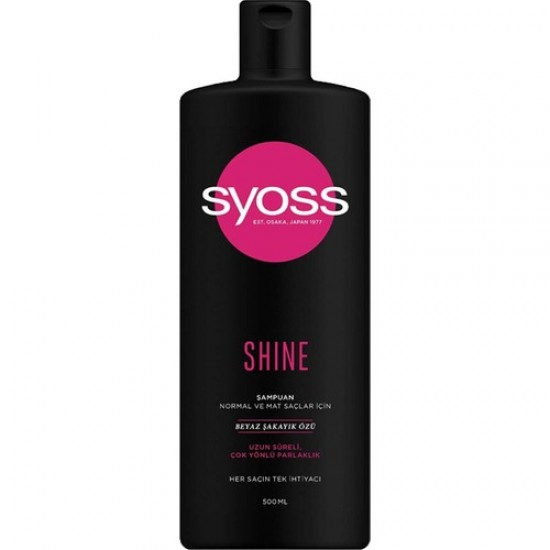 Syoss Shine Normal ve Mat Saçlar için Saç Bakım Şampuanı 500 ml