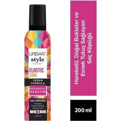 URBAN Care Style Guide Elastic Curl Doğal Görünüm Sağlayan Saç Köpüğü-Esnek Tutuş-Vegan -200 ml URBAN Care Style Guide Elastic Curl Doğal Görünüm Sağlayan Saç Köpüğü-Esnek Tutuş-Vegan -200 ml