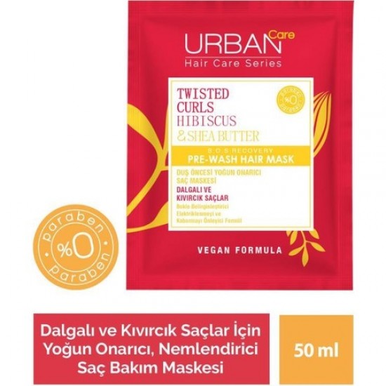 Urban Care Twisted Curls Hibiscus & Shea Butter Pre-Hair Mask