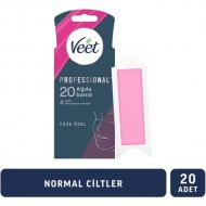 Veet Professional Sir Ağda Bandı Yüz Bölgesi Normal Ciltler 20'li
