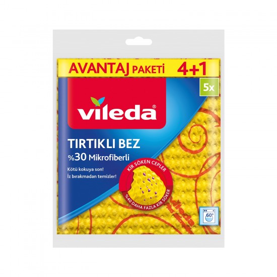 Vileda Temizlik Bezi, Kir söken cepler, 5li Paket Vileda Temizlik Bezi, Kir söken cepler, 5li Paket
