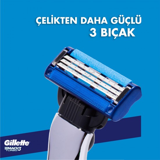 GILLETTE MACH3 TURBO YEDEK 5 LI