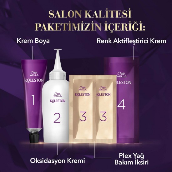 Koleston Set Saç Boyası 3/0 Koyu Kahve