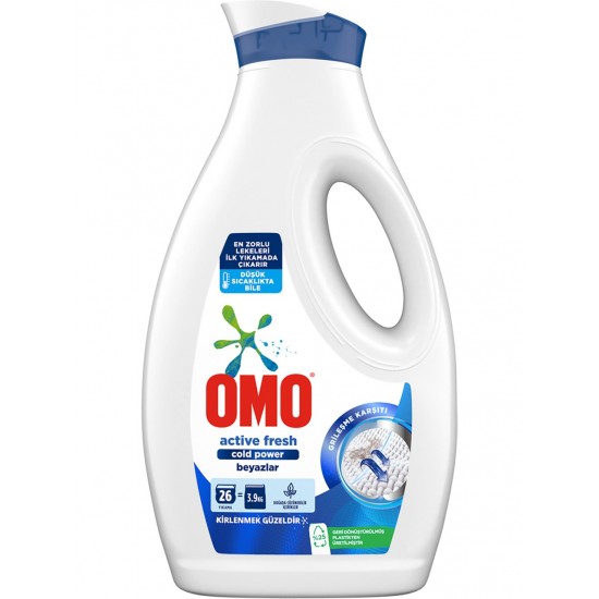 OMO SIVI ACTIVE BEYAZLAR 26 YIKAMA 1690 ML