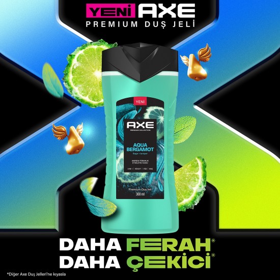 AXE DUS JELI AQUA BERGAMOT 300 ML