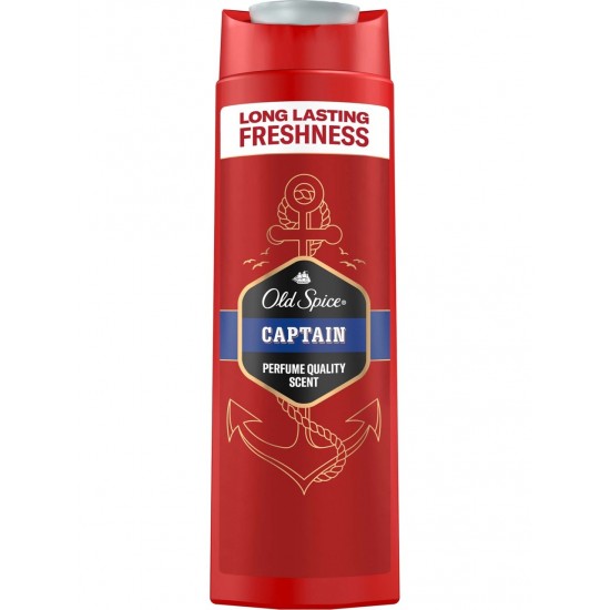 Old Spice Duş Jeli & Şampuan Captain 400 ML