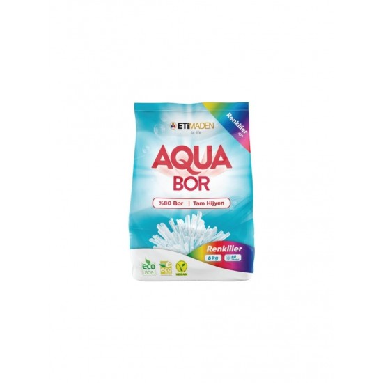 Aquabor %80 Bor Renkliler İçin Toz Deterjan 6 kg