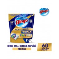 Bingo Akıllı Kapsül Pro Max Bulaşık Makinesi Deterjanı Tableti 60'lı Bingo Akıllı Kapsül Pro Max Bulaşık Makinesi Deterjanı Tableti 60'lı