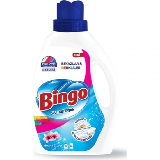 Bingo Sıvı Deterjan Amber 2600 ml