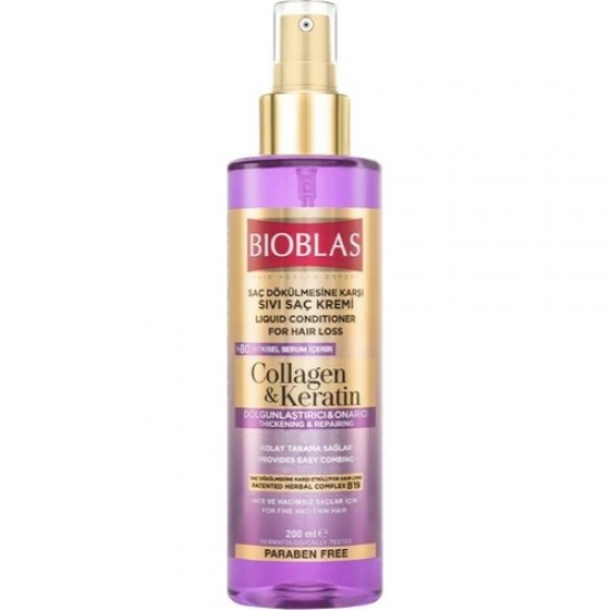 Bioblas Sıvı Saç Kremi Kolajen+Keratin 200ML