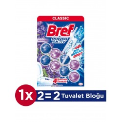 Bref WC Power Aktiv Duopack Katı Tuvalet Bloğu Lavanta Bref WC Power Aktiv Duopack Katı Tuvalet Bloğu Lavanta
