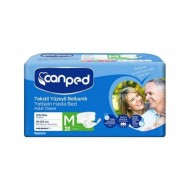 Canped Yetişkin Hasta Bezi Belbantlı Orta Boy 23 Lü Canped Yetişkin Hasta Bezi Belbantlı Orta Boy 23 Lü