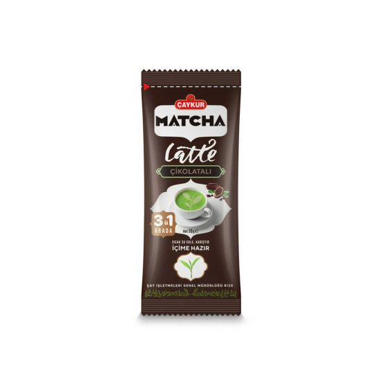 ÇaykurMatcha 3'u 1 Arada Latte Çikolatalı Detoks Çayı 10 Gr
