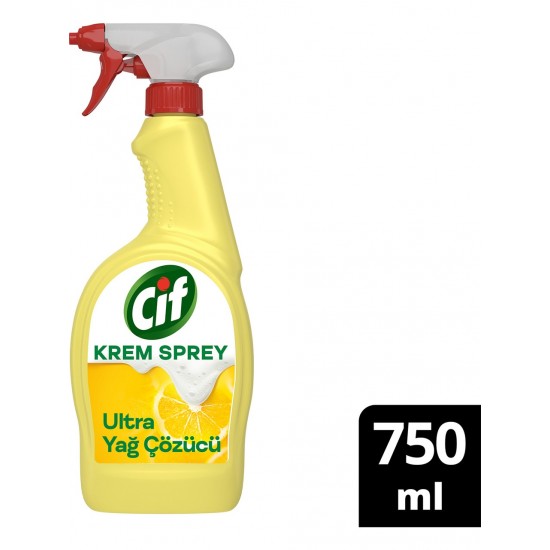 CIF KREM SPREY 750 ML LIMONLU