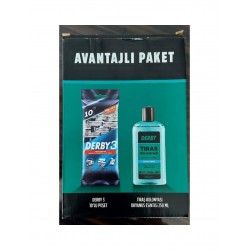 Derby Derby3 Tıraş Bıçağı 10'lu Poşet + Tıraş Kolonyası Okyanus Esintisi 250Ml Avantajlı Paket Derby Derby3 Tıraş Bıçağı 10'lu Poşet + Tıraş Kolonyası Okyanus Esintisi 250Ml Avantajlı Paket
