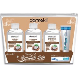 Dermokil Seyahat Seti Doğal Hindistan Cevizi Özlü Dermokil Seyahat Seti Doğal Hindistan Cevizi Özlü