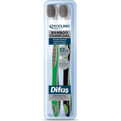 Difaş Diş Fırçası Proclinic Bamboo Chorcoal 1+1 Difaş Diş Fırçası Proclinic Bamboo Chorcoal 1+1