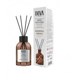 Diva Bambu Çubuklu Oda Kokusu / Sandal Ağacı 100 ml Diva Bambu Çubuklu Oda Kokusu / Sandal Ağacı 100 ml
