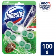 Domestos WC Blok 5'li Güç Tuvalet Bloğu Çam Ferahlığı Maksimum Hijyen 100 G
