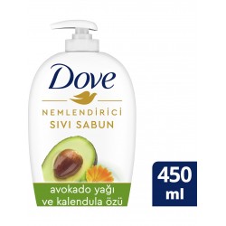 Dove Nemlendirici Sıvı Sabun Avokado Yağı Ve Kalendula Özü 450 ml Dove Nemlendirici Sıvı Sabun Avokado Yağı Ve Kalendula Özü 450 ml