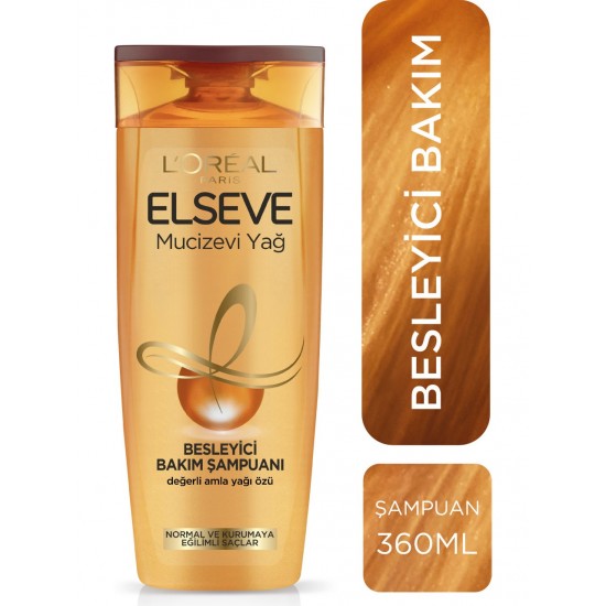 Elseve 6 Mucizevi Yağ Besleyici Şampuan 360 Ml