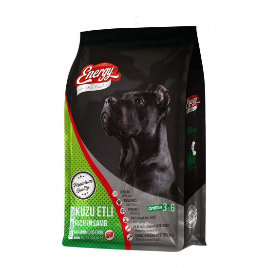 Energy Köpek Maması 1 kg Kuzulu - Pirinçli