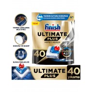 Finish Ultimate Plus 40 Kapsül Bulaşık Makinesi Deterjanı Tableti (1 x 40 Kapsül) Finish Ultimate Plus 40 Kapsül Bulaşık Makinesi Deterjanı Tableti (1 x 40 Kapsül)
