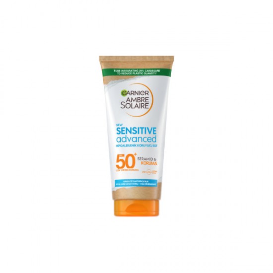 Garnier Ambre Solaire Sensitive Advanced Hipoalerjenik Güneş Koruyucu Süt SPF50+ 175ML