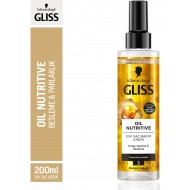 Gliss Oil Nutritive Besleme & Parlaklık Sıvı Saç Bakım Kremi 200 Ml Gliss Oil Nutritive Besleme & Parlaklık Sıvı Saç Bakım Kremi 200 Ml